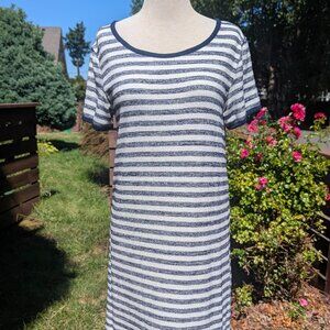 41 Hawthorn Brand Striped T-Shirt Dress - Size M